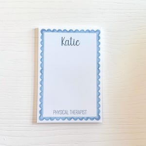 Physical Therapist Personalized Notepad | DPT notepad | Doctor of Physical Therapy Gift | PT Graduation Gift