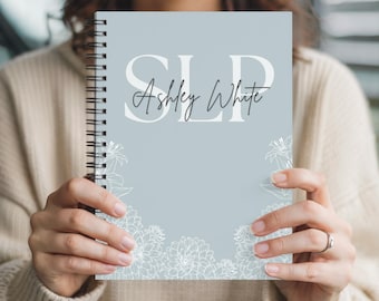Personalized Speech Language Pathologist Notebook | gift for SLP | SLP Notebook | speech graduation gift | speech therapy gift