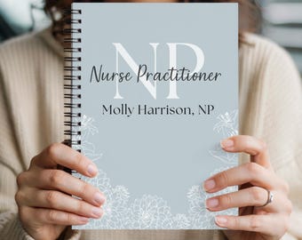 Personalized Nurse Practitioner Notebook | Gift for Nurse Practitioner | NP gift