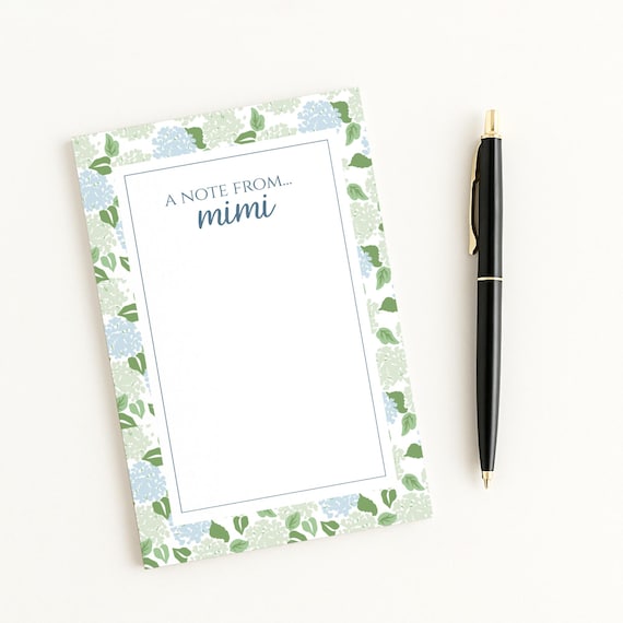 Personalized Grandma Notepad | Custom Mimi Gift | Gigi Nana Gram Gift | Grandmother Gift | Custom Name Notepad