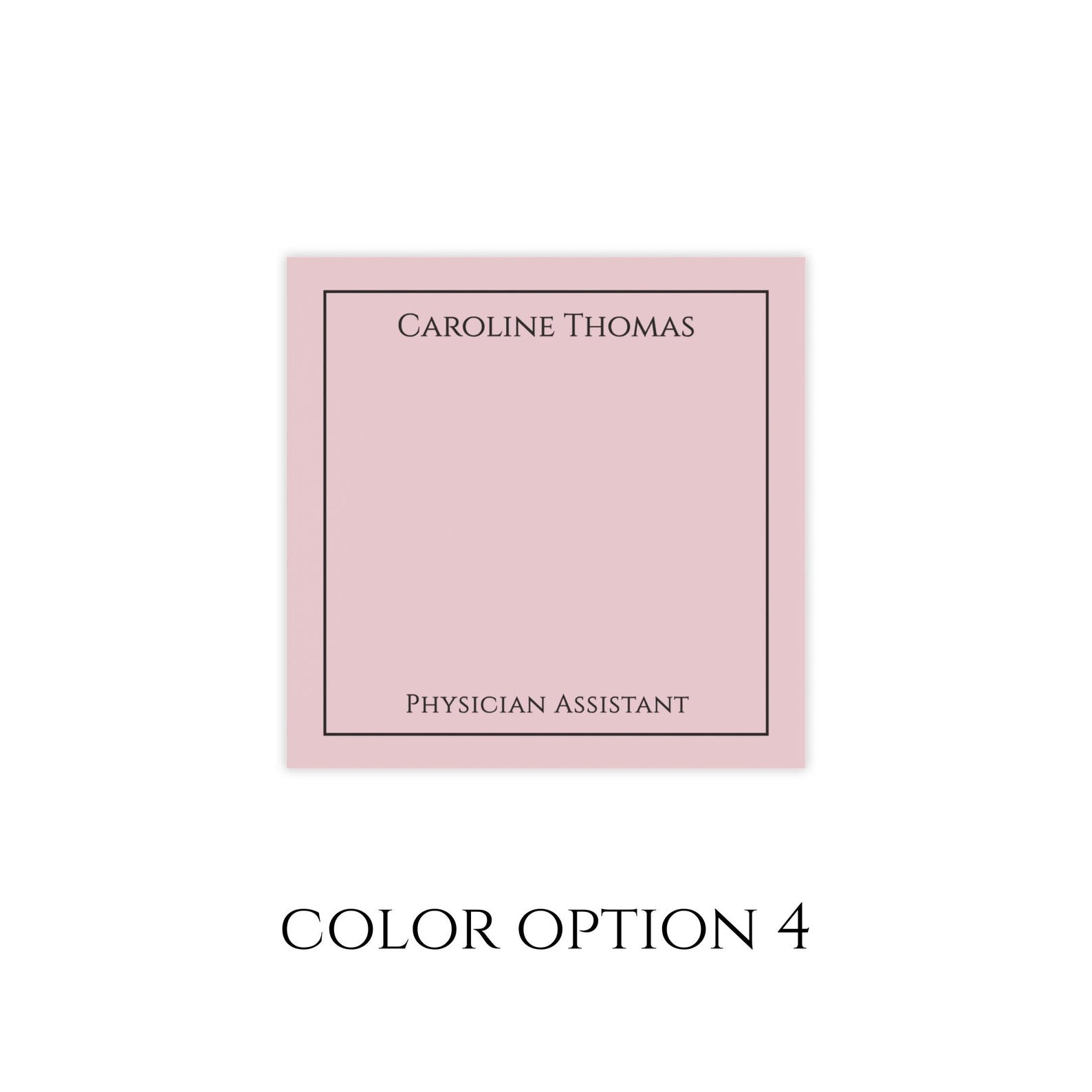 Personalized Sticky Note Pad, Custom Name Notepad for Nurse ...