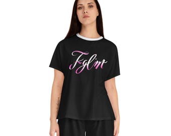 Fglnt Script Logo Pajama Set | Women's Short Sleepwear