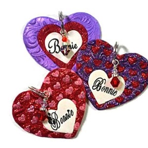 Heart, Valentine, Dog, Cat, Pat Tag, I.D., Personalized