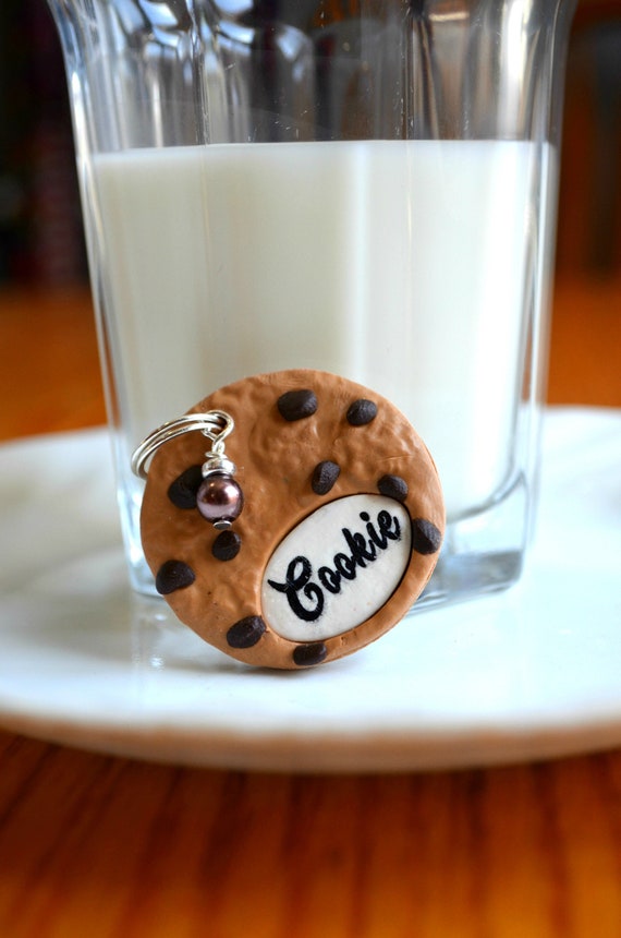 Cookie Dog Tag Chocolate chip cookie dog tag cookie pet tag Etsy