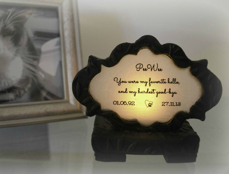 Pet Memorial Tea Light Keepsake Candle Dog / Cat / Pet/ | Etsy