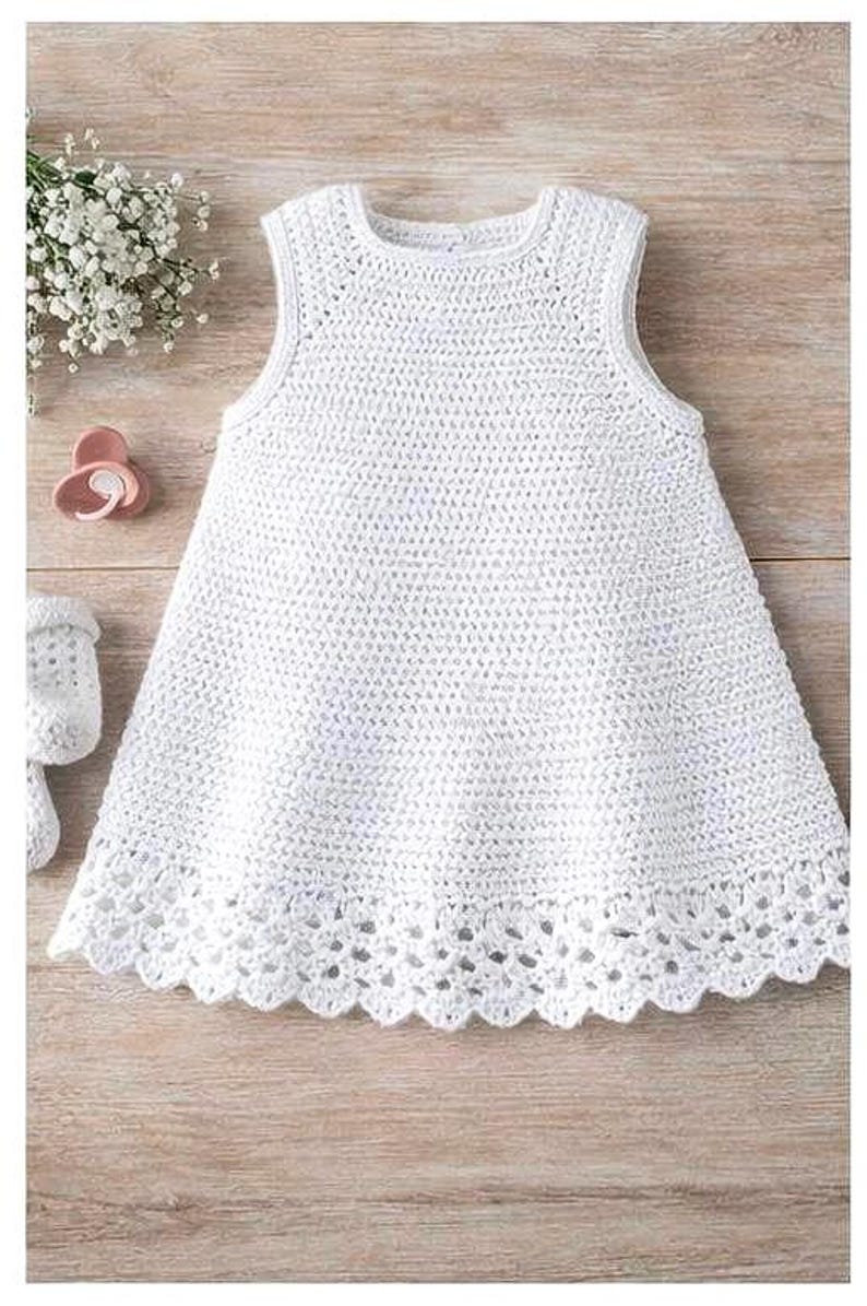 Willow Collection Handmade Crochet Tank Top, Baby Toddler Cotton Shirt, Boho Kids Apparel image 3