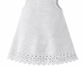 Willow Collection Handmade Crochet Tank Top, Baby Toddler Cotton Shirt, Boho Kids Apparel