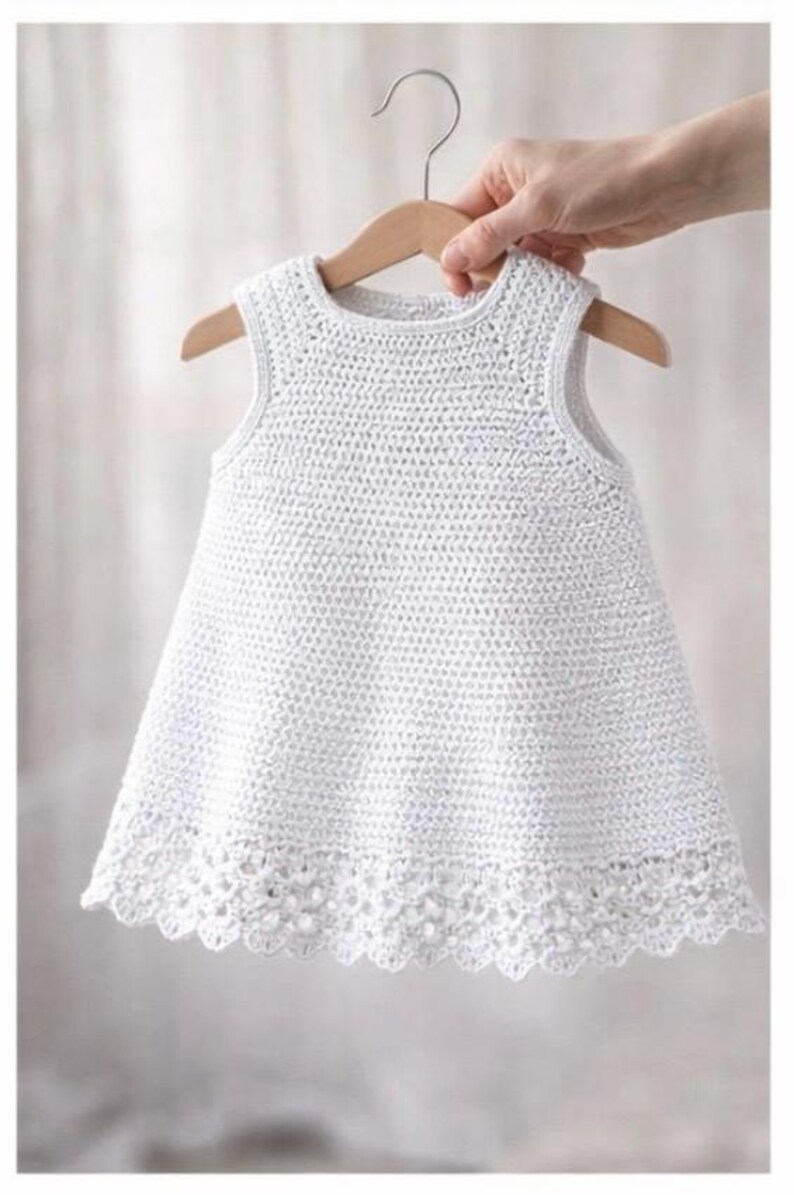 Willow Collection Handmade Crochet Tank Top, Baby Toddler Cotton Shirt, Boho Kids Apparel image 2