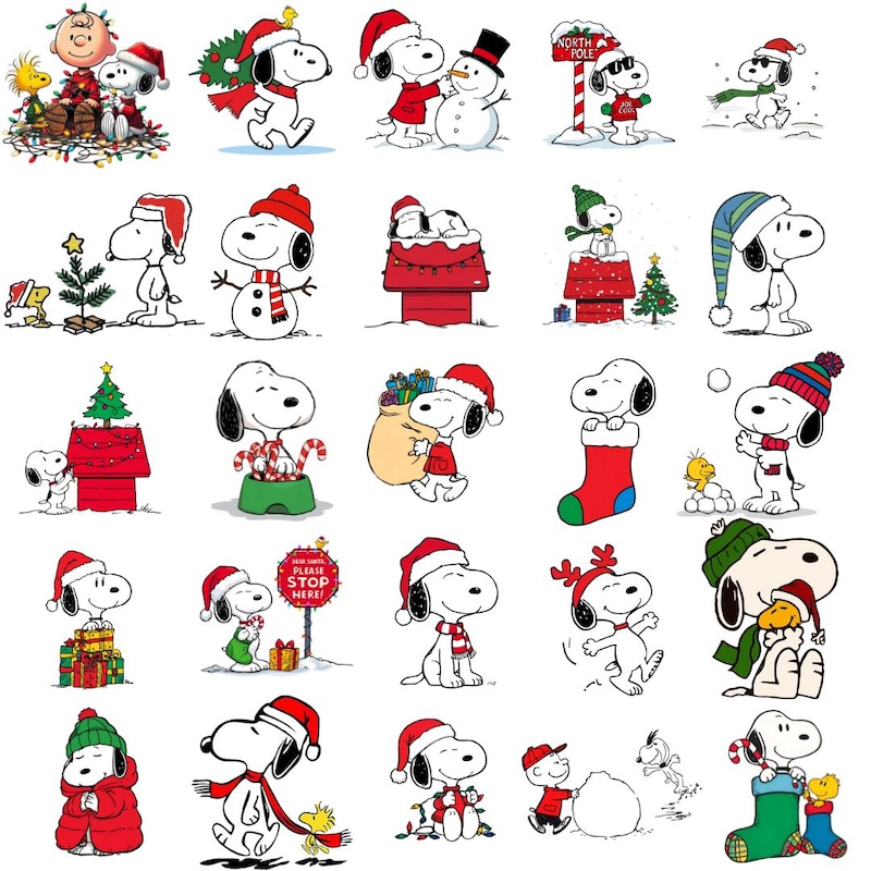 Snoopy navideño - Etsy México