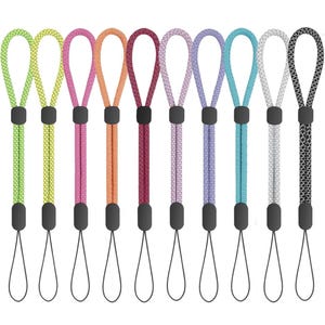 Reflective adjustable wrist strap lanyard for phone, camera, AirPods, mini bikes, keychains, speakers & ID badge