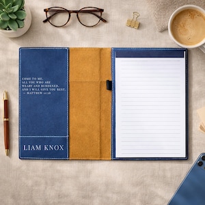 Portafolio de cuero, Portafolio de cuero con monograma, Portafolio de cuero personalizado, Organizador de cuero, Portafolio de cuero para hombre, Portafolio personalizado