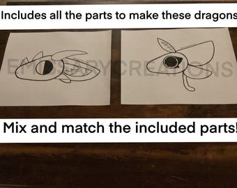 Emissary's Downloadable Printable DIY Dragon Puppet Craft Kit