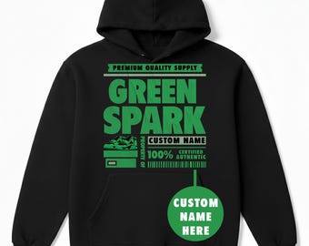 Custom Supply Jordan T-Rexx Green Spark Matching Sneaker Tee Shirt Black
