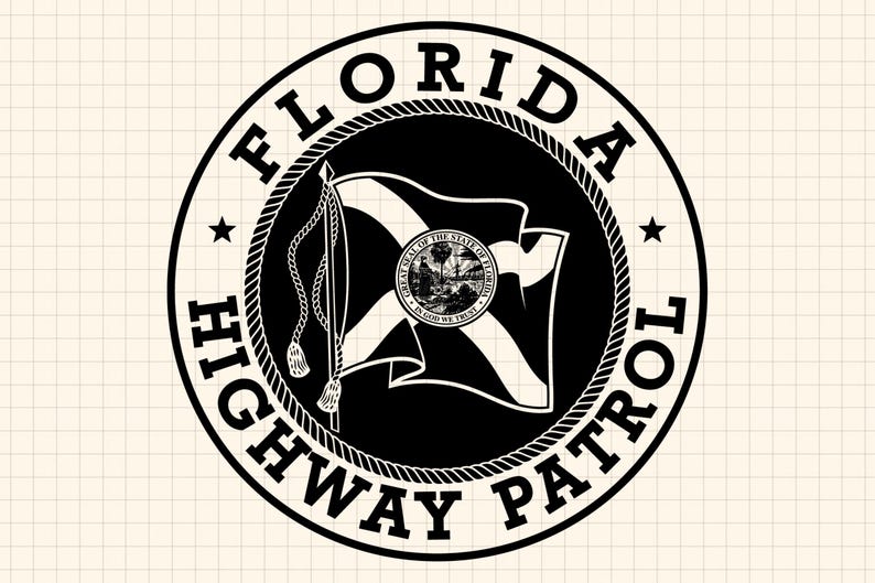 Fhp Sign Seal of the Florida Highway Patrol Svg Bundle, Highway Patrol Badge Svg ...