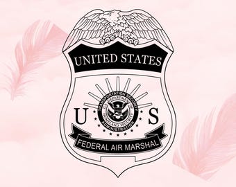 The Badge of the US Federal Air Marshal Service SVG Bundle