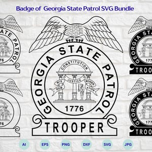 Georgia State Patrol Svg - Etsy
