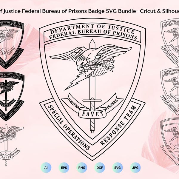 Federal Bureau of Prisons Badge - Etsy