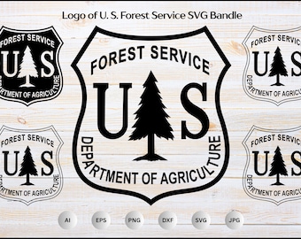 Logo of U.S. Forest Service SVG Bundle, United States Forest Service svg, US Department of Agriculture svg, Cricut & Silhouette Cut Files