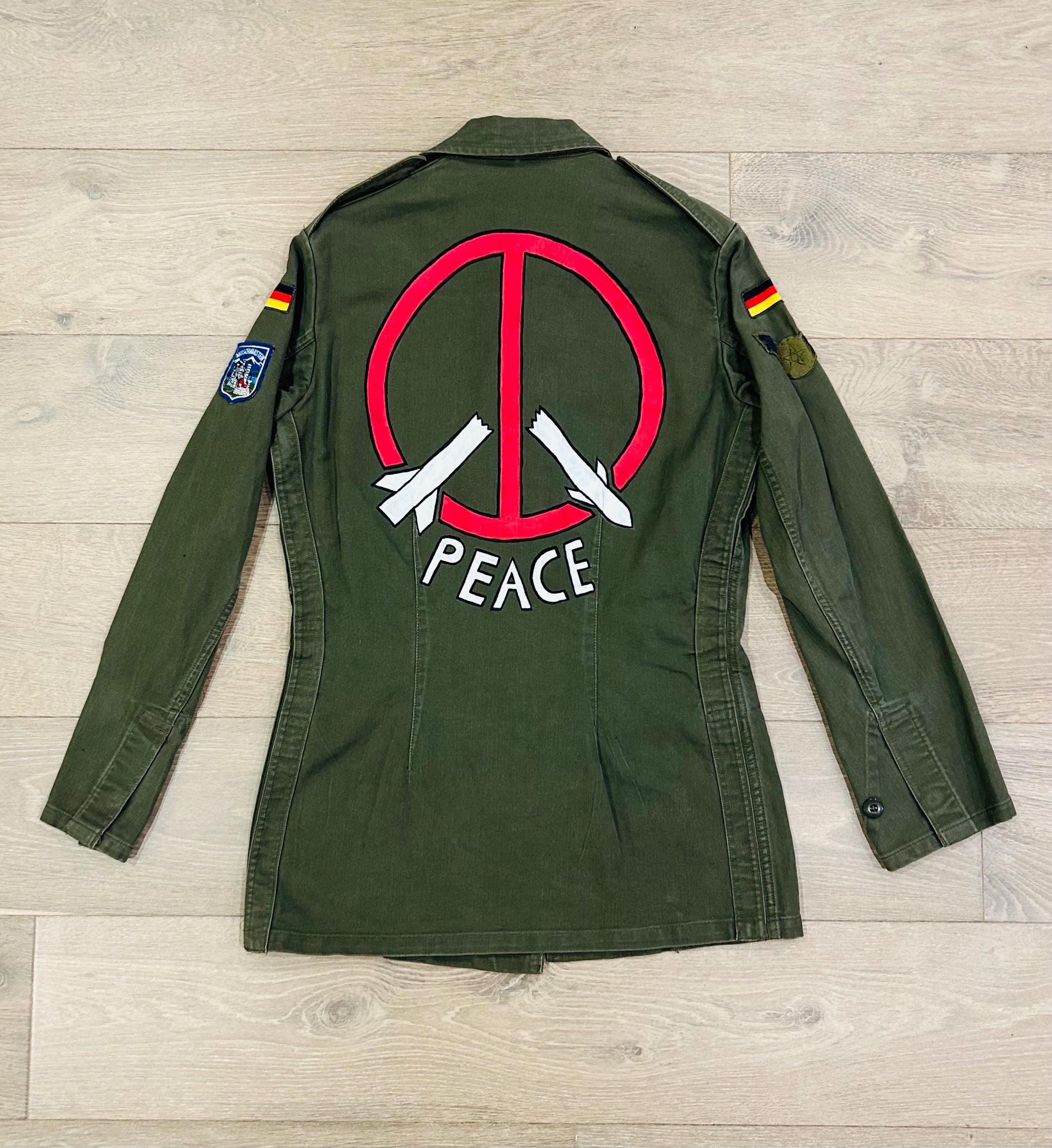 最終値下げ】greenclothing peace jacket Peace Jacket - Green Camo 