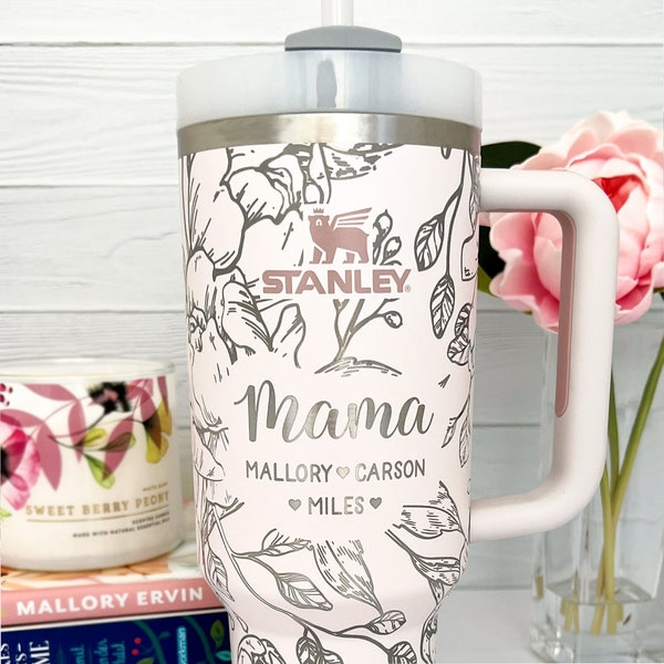 Stanley Tumbler Mama Personalized Etsy