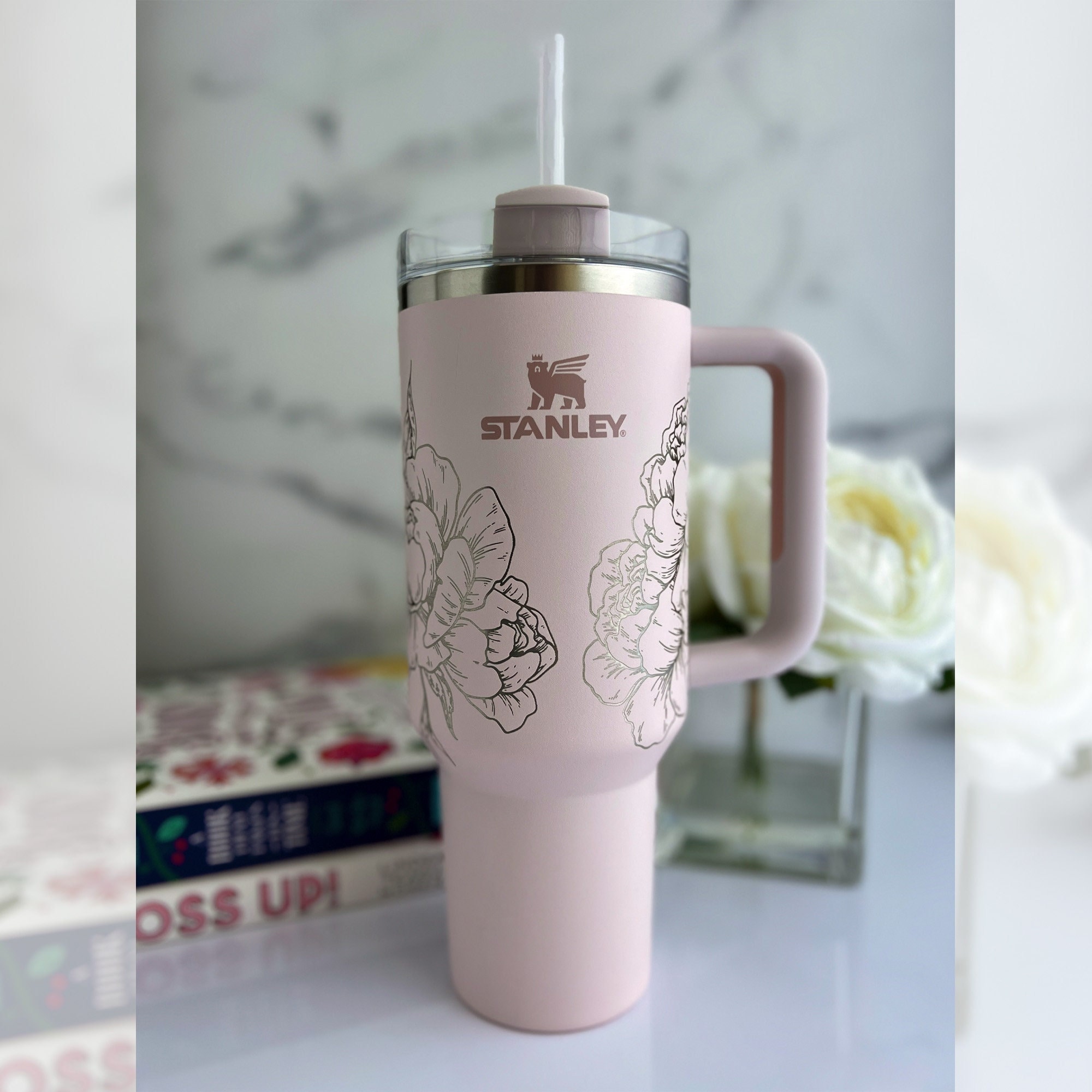 40oz Custom Engraved Stanley Quencher – LilyKayDesignCo