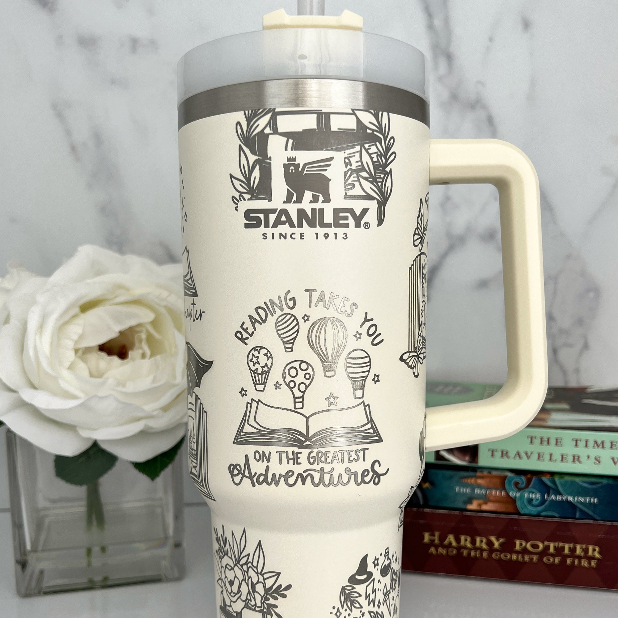 Engraved Stanley Travel Quencher H2.0 Tumbler Stanley Cup 