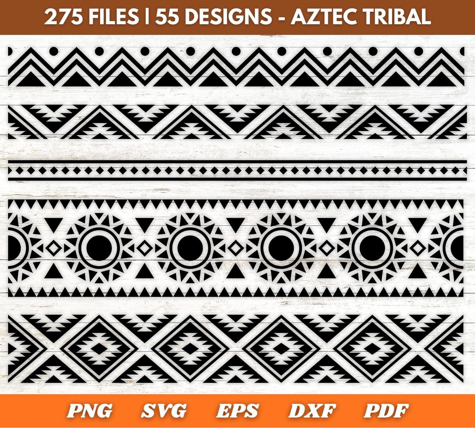 Aztec Svg Bundle, Border Svg, Tribal Svg, Indian Svg, Southwestern ...