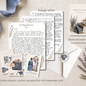 Happy Mail for Women | Snail Mail Gift | Encouragement Letter Set for a Friend