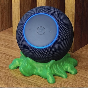 Alien Echo Dot Max Stand, Gloopod Smart Speaker Holder, Sci-Fi Desk Decor, Alexa Accessory
