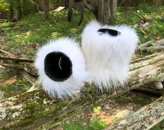 Ranch Fox Fur Can and Bottle Cozy/ Cooler (listing is for 1)