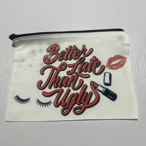 Motivierende Schminktasche für Frauen, süße Kosmetiktasche, Bleib Wild Moon Kind, besser als gestern, Lash Out Beauty Tasche, Geschenk für Sie