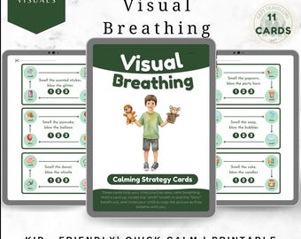 Visual Calm Breathing Tools for Kids | Printable Calm Down Aid