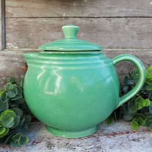 Vintage Fiesta Ware Green Teapot