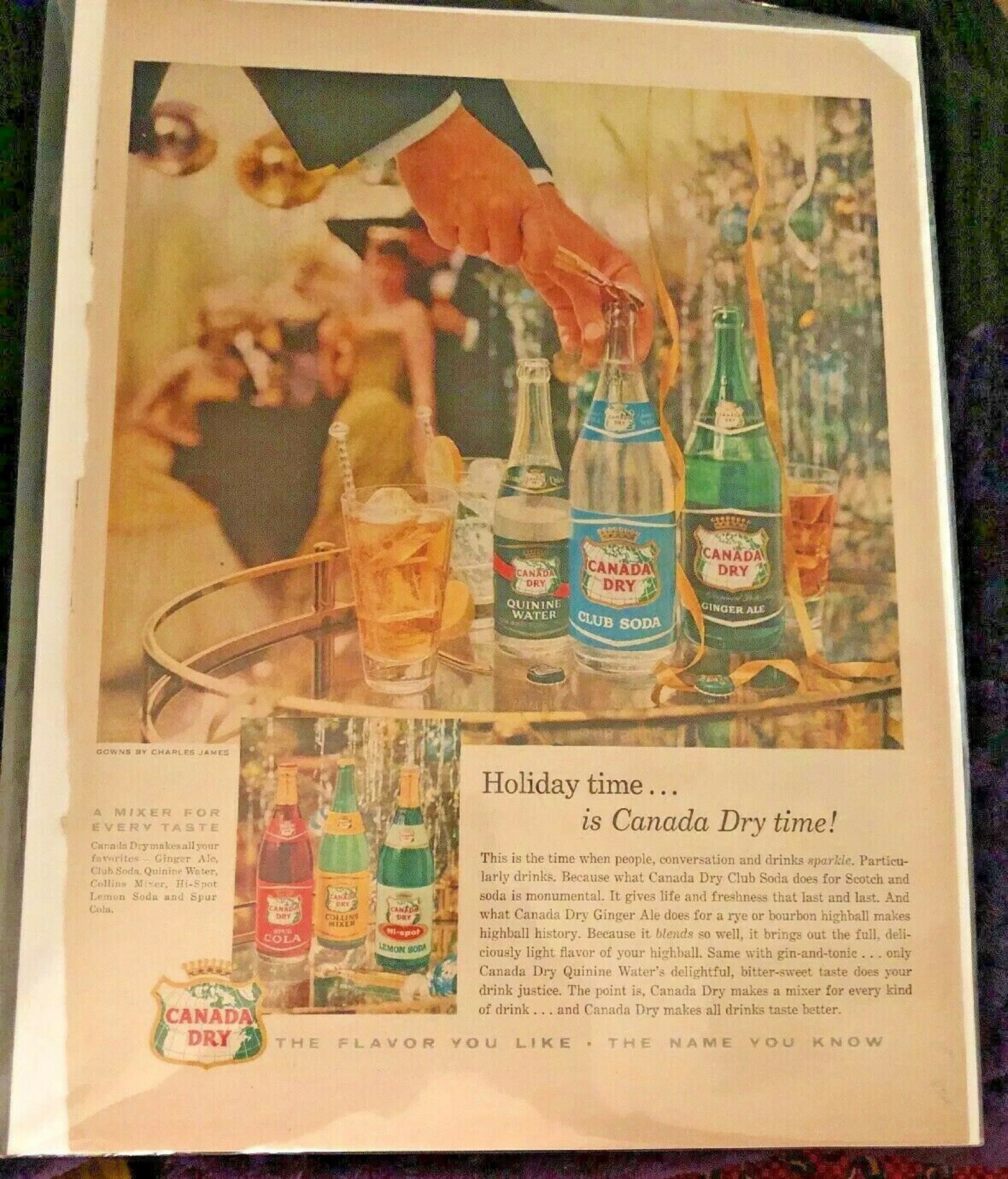 Vintage Canada Dry Ad Ginger Ale Club Soda Life Magazine | Etsy 1960s Soda Advertising