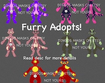 Cheap Furry Digital Adopts, Canine / Feline