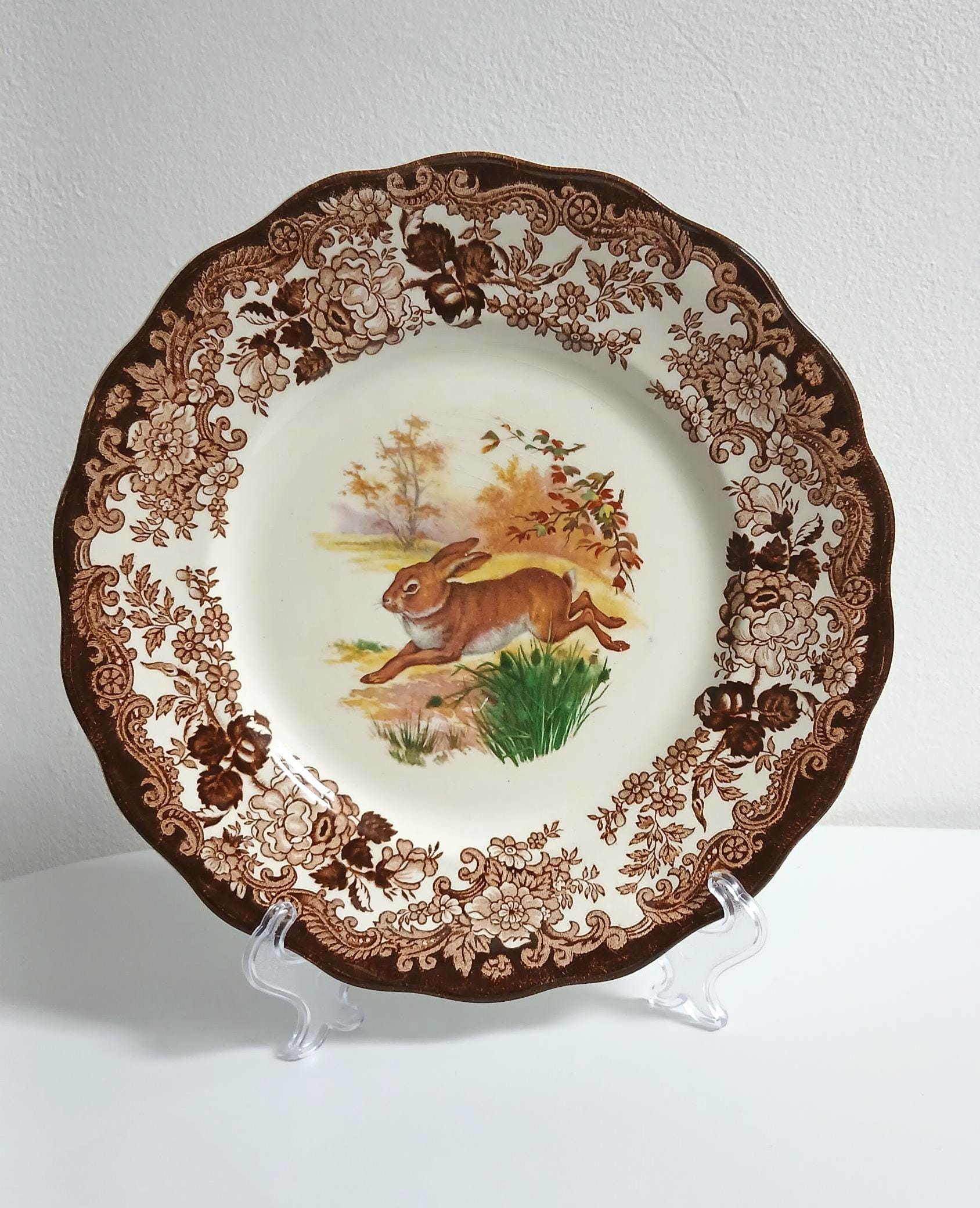Vintage Royal Worcester Palissy Game Series Hare Plate - Etsy Canada