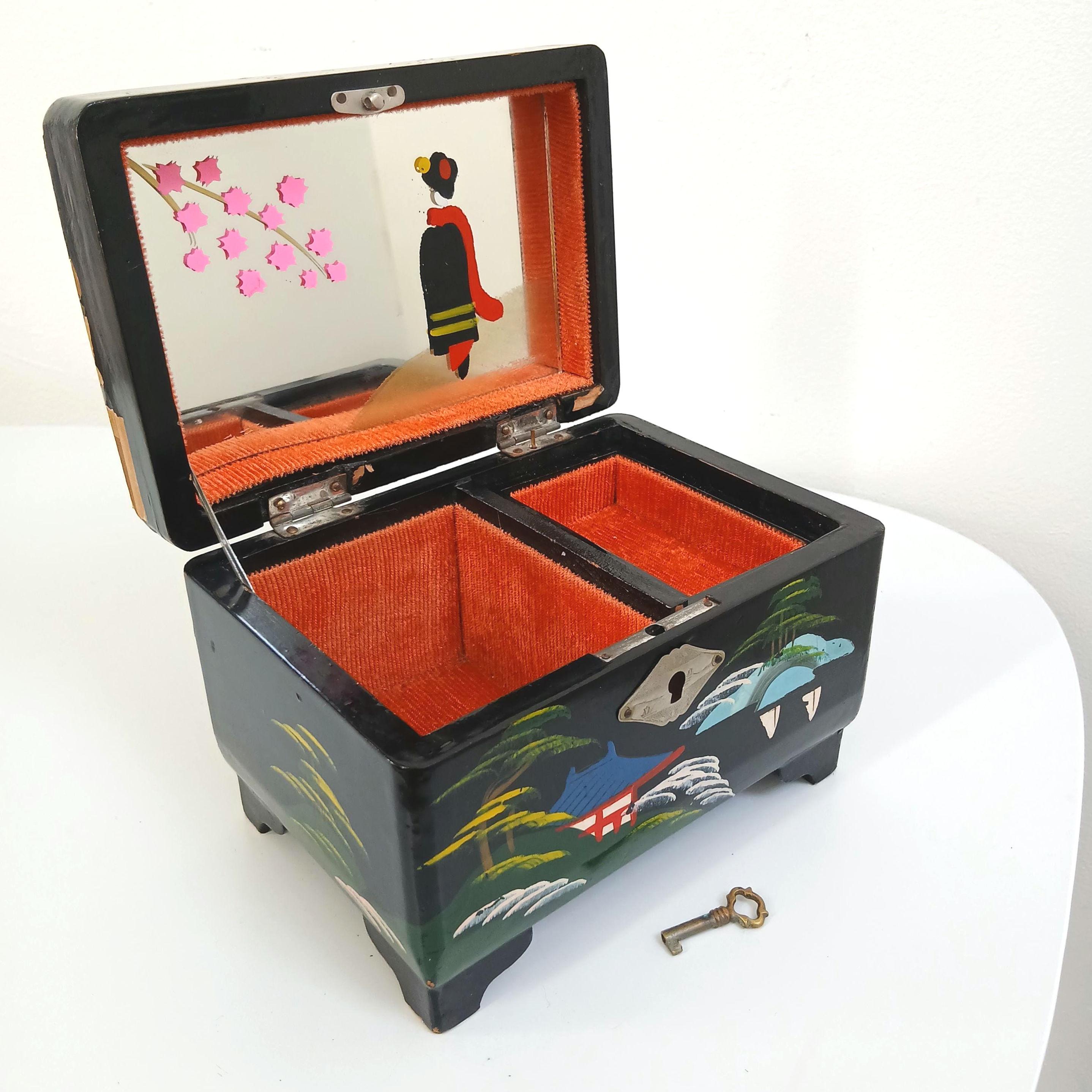 Vintage Geisha Girl Music Box - Etsy