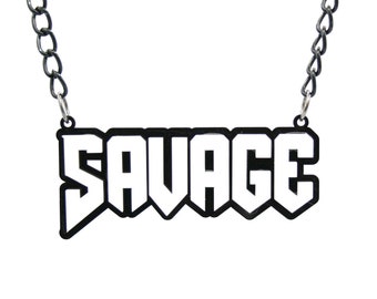 Heavy Metal necklace Font necklace Custom necklace Nameplate Necklace Word necklace Personalized necklace Silver font necklace Elegant