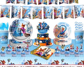 Decoración para fiesta de cumpleaños de animales, fiesta de cosplay de jirafa, koala, perezoso, zorro y conejo, invitación de cumpleaños infantil de animales, decoración para fiesta de safari de animales.
