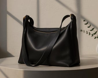 Bolso de mujer de piel auténtica suave / Bolso de hombro de piel de vaca