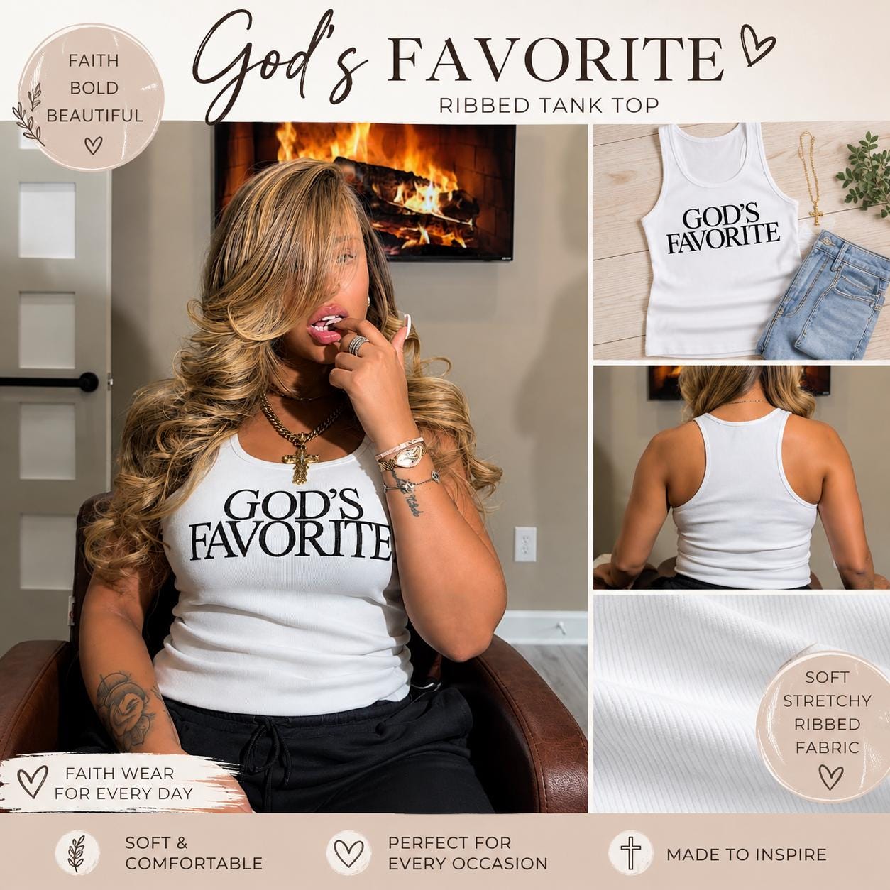 Gods Favorite Tank Top - Etsy Canada