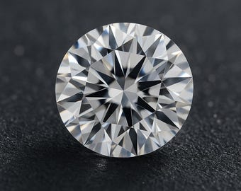 1 - 11CT Round Cut Lab Grown Diamond. D Color IGI Certified Loose Diamond CVD HPHT |
