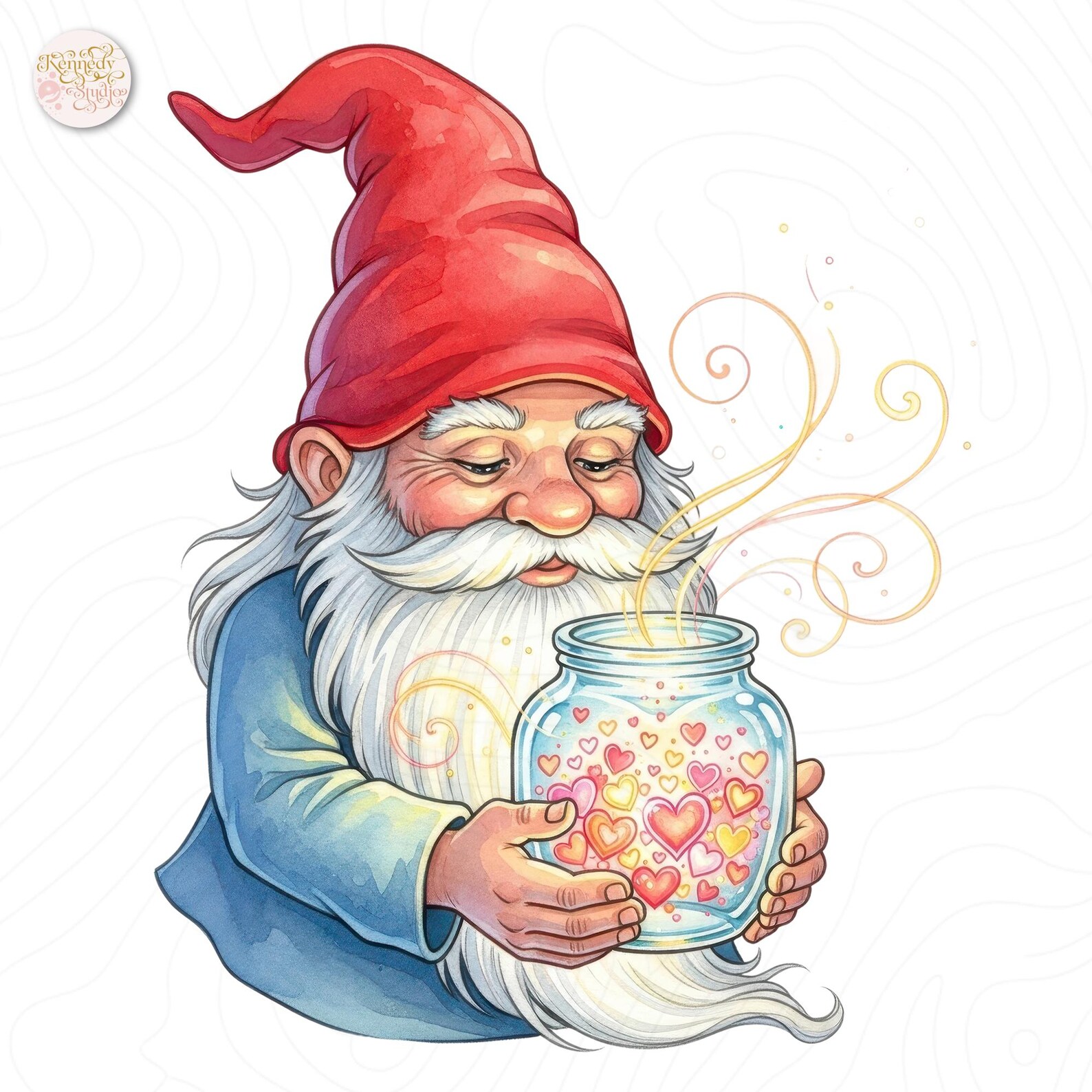 Cute Valentine Gnome PNG Clipart Bundle Love Theme for Valentine Crafts ...