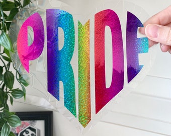 Pride Suncatcher - Window Cling, Rainbow Maker, herbruikbare Suncatcher-sticker, raamprisma, Suncatcher-raam, sticker Bird Collision