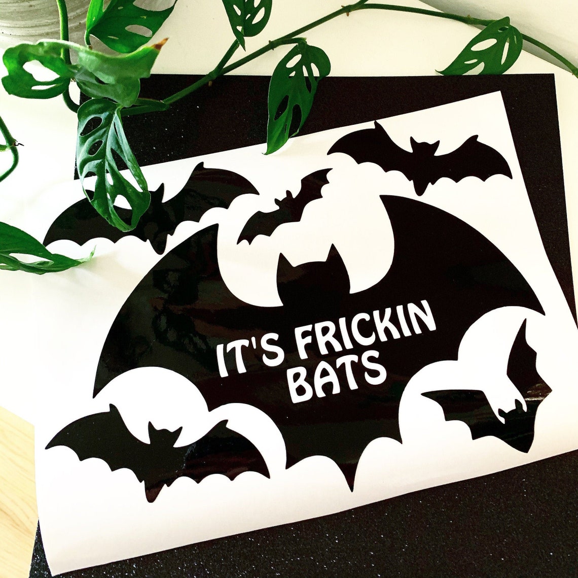It's Freakin Bats Vine Quote Halloween Spooky Bat Etsy
