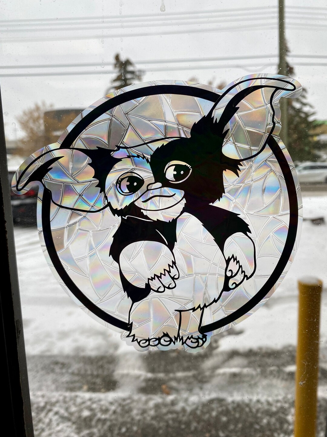 Gizmo Suncatcher Window Decal, Sticker, Rainbows, Funny, Movie