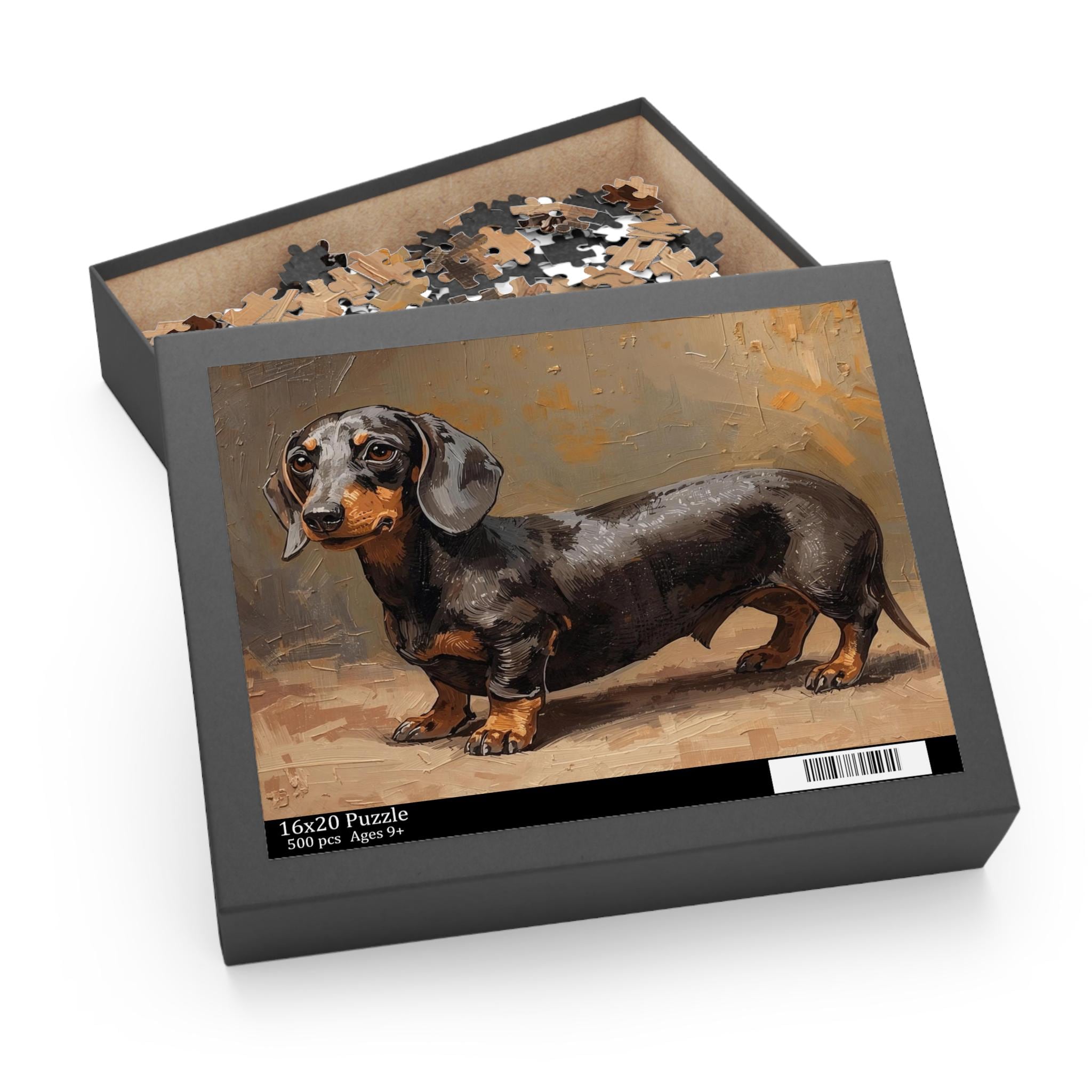 Lais Puzzle 1000 Teile – Dackel Motiv Mit Hochwertigen Teilen Und Stabiler Schachtel