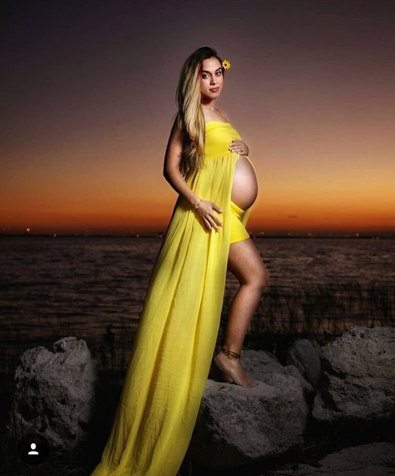 Vivian Maternity Dress Yellow Maternity Gown Photo shoot Etsy