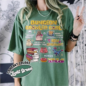 Dungeon Crawler Carl Shirt, Comfort Colors Tee, Princess Donut Mongo Shirt, Bookish Sci Fi Reader Gift, Graphic T Shirt