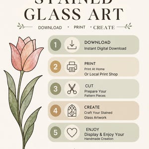 How to create your stained glass art?